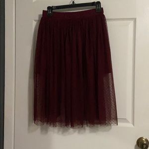 Cute Burgundy skirt